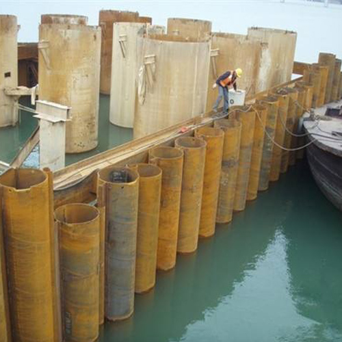 娄底钢护筒现场安装